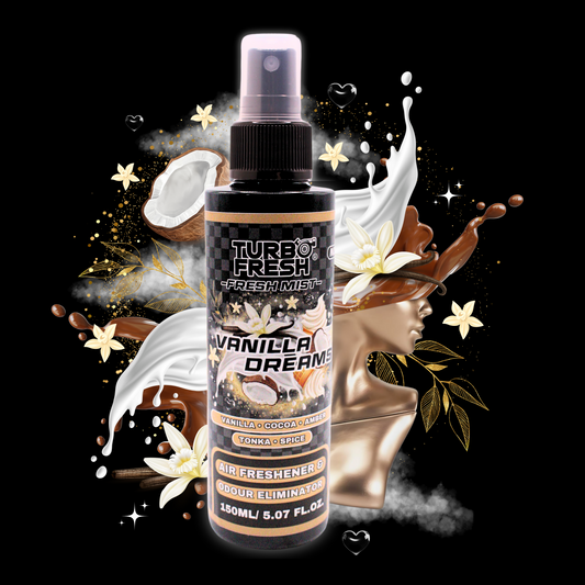 Vanilla Dreams Car Air Freshener Spray 150ml